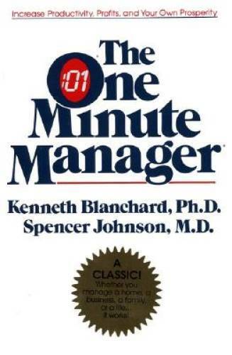 The One Minute Manager - Hardcover By Kenneth H. Blanchard - Good