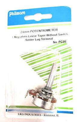 New 1M OHM Linear Taper Potentiometer 24mm - PC28