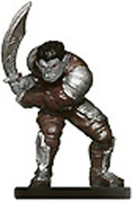 D&D Mini -  ORC TERRORBLADE #32  (Dangerous Delves - VHTF ORC WARRIOR and OOP!!)