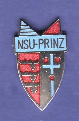 NSU PRINZ HAT PIN LAPEL PIN TIE TAC ENAMEL BADGE #1740