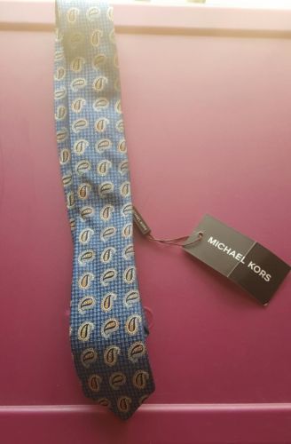 NWT Michael Kors Belt Brown MK allover Background Print  display picture 2