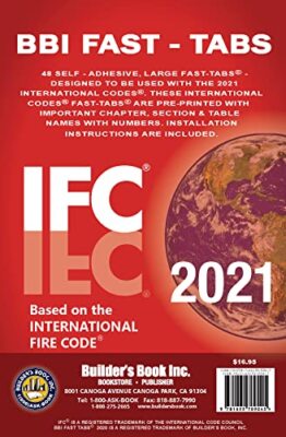 2021 International Fire Code (IFC) Fast Tabs by Inc. Builder's Book