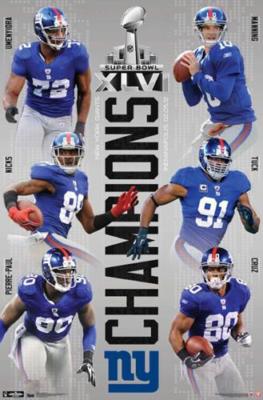 ジャイアンツ GIANTS Winning Game Card2009〜2013 2008 Upper Deck New York Giants Super Bowl XLII Champions
