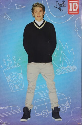 2013 1D ONE DIRECTION NIALL HORAN POSTER 22x34 NEW TRENDS