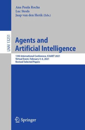 Lecture Notes in Computer Science Ser.: Agents and Artificial ...