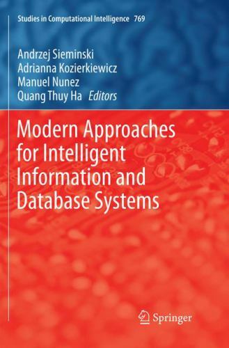 Studies in Computational Intelligence Ser.: Modern Approaches for ...