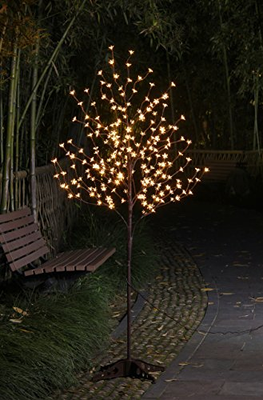 6 Ft Christmas LED Lights Blossom Tree Lighted Holiday Outdoor Yard Decoration