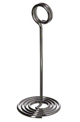 NSC6 6'' Chrome Swirl Base Number Stand