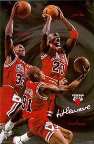 未開封、ナイキ　ＮoBULL ポスター　ジョーダン ピッペン　ロッドマン No Bull - Chicago Bulls - Nike Michael Jordan | Original