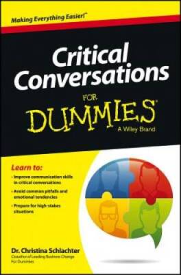 Critical Conversations For Dummies - Paperback - GOOD