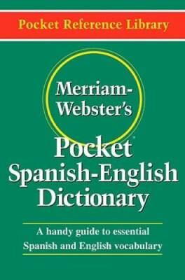 Merriam-Webster's Pocket Spanish-English Dictionary (Flexible paperb - VERY GOOD