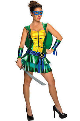  Teenage mutant ninja  turtle TMNT Leonardo Adult Womens Costume Small  #810235 