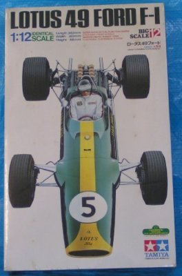 Lotus 49B Ford F-1 1:12 Tamiya 未組立キット Lotus 49 Ford F-1 Tamiya 1/12 Bis Scale Series No.12 Model