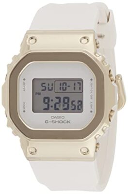 Pre-owned Casio G-shock For Women Digital White Dial Women's Watch Gm-s5600g-7dr(g1069)
