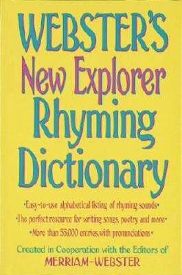 Websters New Explorer Rhyming Dictionary - Hardcover - ACCEPTABLE