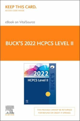 Buck's 2022 HCPCS Level II Elsevier e-Book on VitalSource (Retail ...