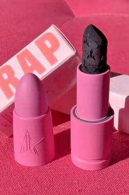 Jeffree Star PURE HELL Velvet Trap LIPSTICK Soft MATTE Black GOTH Halloween NEW!