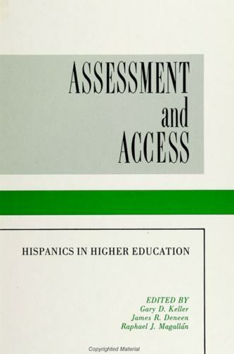Suny Series, United States Hispanic Studies: Assessment and Access ...