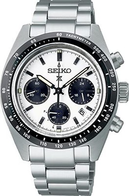 Pre-owned Seiko Watch Prospex Speedtimer Solar Chronograph Sbdl085 Men&39;s Silver