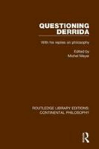 Routledge Library Editions: Continental Philosophy Ser.: Questioning ...