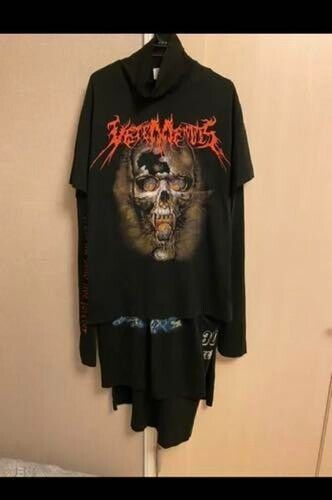 Vetements Skull Layered T-Shirts Dress Scull T-Shirt Size S | eBay