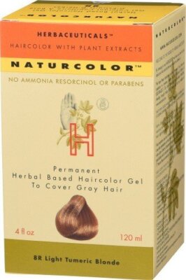 Краска для волос Naturcolor 8R Light Tumeric Blonde 4 жидких унции в коробке