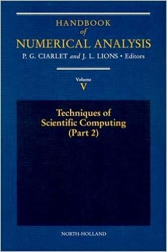 Techniques Of Scientific Computing, P.G. Ciarlet