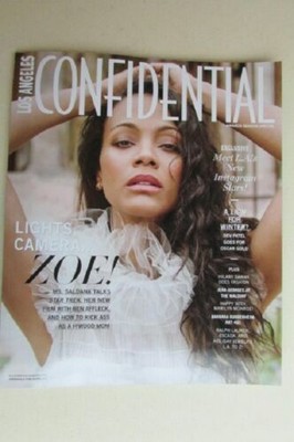 Magazine - Fashion - Los Angeles Confidential Winter 2016 - Zoe Saldana