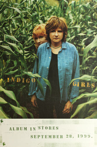 Indigo Girls Come On Now Social 1999 Album Release Promo Poster Original