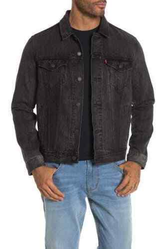 Levis Trucker Denim Хлопковая джинсовая куртка Trucker Синяя 723340332