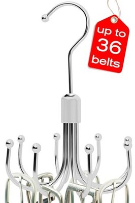 Belt Hanger Belt Holder for Closet, Belt Storage Tie Organizer for 1-Pack