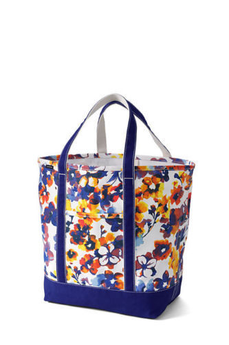 Land’s end tote bag made in USA Land's End Zip Top Canvas Tote Bag Extra Large - Custom