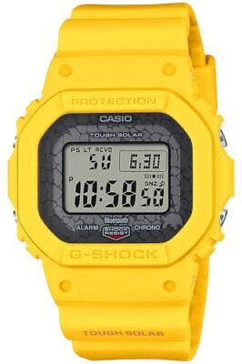 Pre-owned Casio G-shock Men's Watch Gw-b5600cd-9jr Charles Darwin Collaboration Yellow