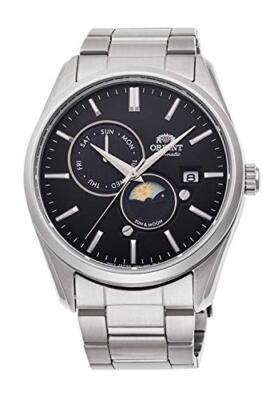 Pre-owned Orient Rn-ak0302b Sun & Moon 22 Jewels Automatic Mechanical Men's Watch Genuine