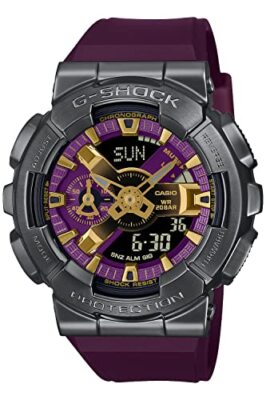 Pre-owned Casio G-shock Classy Off-road Series Gm-110cl-6ajf Men's Purple Matte Skeleton