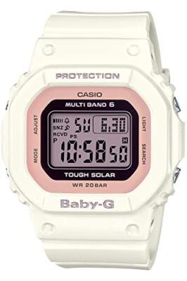 Pre-owned Casio Baby-g Bgd-5000u-7djf Solar Atomic Radio Digital Chrono 20atm Women Watch