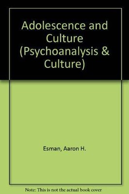 Adolescence and Culture (Psychoanalysis and Culture) - Paperback - GOOD
