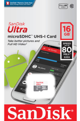SANDISK ULTRA* C10 micro SD SDHC 256GB 128GB 64GB 32GB 16GB Memory TF Card LOT