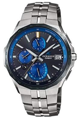 Pre-owned Casio Oceanus Manta Ocw-s5000e-1ajf Solar Radio Men's Watch Mobile Link 2019