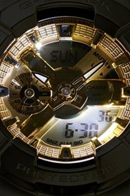 Pre-owned Casio G-shock Gm-110sg-9ajf Glacier Gold Limited Chrono Analog Digital Men Watch