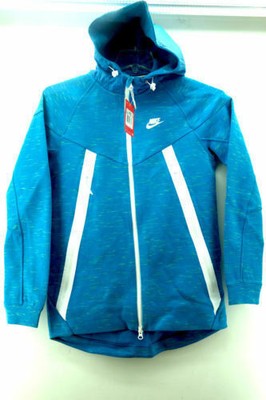 Nike Mens Tech Fleece Bounded Windrunner Jacket Size-2XL Color-Blue