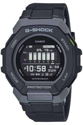 Pre-owned Casio G-shock G-squad Men's Watch Gbd-300-1jf Black Step Tracker Bluetooth