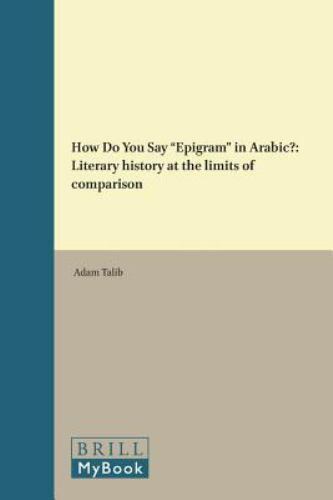 Brill Studies in Middle Eastern Literatures Ser.: How Do You Say ...