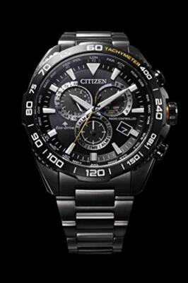 Pre-owned Citizen Promaster Eco-drive Cb5037-84e Solar Radio Men's Watch From Japan