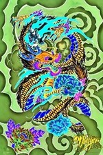 MARILYN MONROE DIAMONDS ART POSTER 24x36 TATTOO JAMES DANGER HARVEY 3253