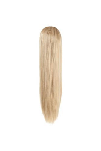 TESS Extension Capelli Clip Ondulato, 45 Cm Extension Con Clip Nero Capelli Sintetici Fascia Unica Con 5 Clips Posticcio U-Form - Foto 3