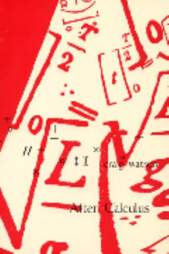 After Calculus : Poems by Craig Watson (1988, Trade Paperback) for sale ...