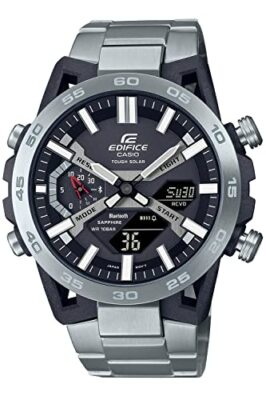 Pre-owned Casio Men's Watch Ecb-2000yd-1ajf Edifice Sospensione Bluetooth Solar