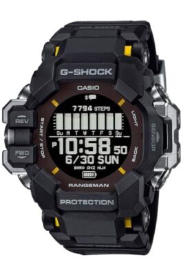 Pre-owned Casio G-shock Gpr-h1000-1jr Rangeman Master Of Bluetooth Gps Sport Free Ship