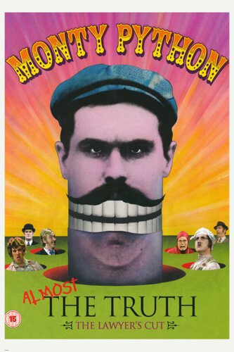 MONTY PYTHON ALMOST THE TRUTH LAWYERS CUT movie poster SURREAL COMEDY 20x30